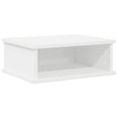 vidaXL Éjjeli asztal Fehér 40 x 31 x 15 cm Faanyag