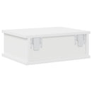 vidaXL Éjjeli asztal Fehér 40 x 31 x 15 cm Faanyag