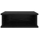 vidaXL Éjjeli asztal Fekete tölgy 40 x 31 x 15 cm Faanyag