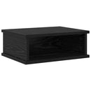 vidaXL Éjjeli asztal 2 pcs Fekete tölgy 40 x 31 x 15 cm Faanyag
