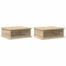 vidaXL Éjjeli asztal 2 pcs Sonoma tölgy 40 x 31 x 15 cm Faanyag