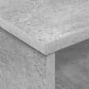 vidaXL Éjjeli asztal 2 pcs Beton Szürke 40 x 31 x 15 cm Faanyag