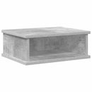 vidaXL Éjjeli asztal 2 pcs Beton Szürke 40 x 31 x 15 cm Faanyag