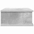 vidaXL Éjjeli asztal 2 pcs Beton Szürke 40 x 31 x 15 cm Faanyag