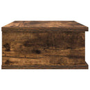 vidaXL Éjjeli asztal 2 pcs Füstölt tölgy 40 x 31 x 15 cm Faanyag