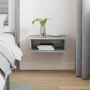 vidaXL Éjjeli asztal Szürke Sonoma 40 x 31 x 15 cm Faanyag