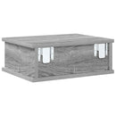 vidaXL Éjjeli asztal 2 pcs Szürke Sonoma 40 x 31 x 15 cm Faanyag