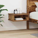 vidaXL Éjjeli asztal Öreg fa 40 x 31 x 15 cm Faanyag