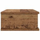 vidaXL Éjjeli asztal 2 pcs Öreg fa 40 x 31 x 15 cm Faanyag