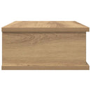 vidaXL Éjjeli asztal Artisan tölgy 40 x 31 x 15 cm Szerelt Fa