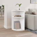 vidaXL Végasztal Fehér 29,6 x 29,6 x 60 cm Faanyag