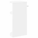vidaXL Végasztal Fehér 29,6 x 29,6 x 60 cm Faanyag