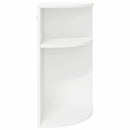 vidaXL Végasztal Fehér 29,6 x 29,6 x 60 cm Faanyag