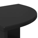 vidaXL Végasztal Fekete 29,6 x 29,6 x 60 cm Szerelt Fa