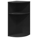vidaXL Végasztal 29,5 x 29,5 x 60 cm Szerelt Fa Fekete