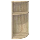 vidaXL Végasztal Sonoma tölgy 29,6 x 29,6 x 60 cm Faanyag