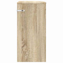 vidaXL Végasztal Sonoma tölgy 29,6 x 29,6 x 60 cm Faanyag