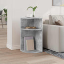 vidaXL Végasztal Beton Szürke 29,6 x 29,6 x 60 cm Faanyag