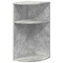 vidaXL Végasztal Beton Szürke 29,6 x 29,6 x 60 cm Faanyag