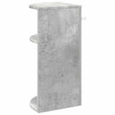 vidaXL Végasztal Beton Szürke 29,6 x 29,6 x 60 cm Faanyag