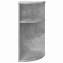 vidaXL Végasztal Beton Szürke 29,6 x 29,6 x 60 cm Faanyag