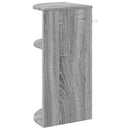 vidaXL Végasztal Szürke Sonoma 29,6 x 29,6 x 60 cm Faanyag