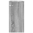 vidaXL Végasztal Szürke Sonoma 29,6 x 29,6 x 60 cm Faanyag