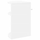 vidaXL Végasztal Fehér 39,7 x 39,7 x 60 cm Faanyag