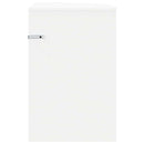 vidaXL Végasztal Fehér 39,7 x 39,7 x 60 cm Faanyag