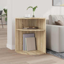 vidaXL Végasztal Sonoma tölgy 39,7 x 39,7 x 60 cm Faanyag