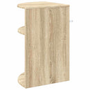 vidaXL Végasztal Sonoma tölgy 39,7 x 39,7 x 60 cm Faanyag