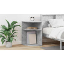 vidaXL Végasztal Beton Szürke 39,7 x 39,7 x 60 cm Faanyag