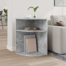 vidaXL Végasztal Beton Szürke 39,7 x 39,7 x 60 cm Faanyag