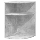 vidaXL Végasztal Beton Szürke 39,7 x 39,7 x 60 cm Faanyag