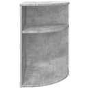 vidaXL Végasztal Beton Szürke 39,7 x 39,7 x 60 cm Faanyag