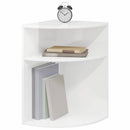 vidaXL Végasztal Magas Fényű Fehér 39,7 x 39,7 x 60 cm Faanyag