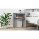 vidaXL Végasztal Szürke Sonoma 39,7 x 39,7 x 60 cm Faanyag