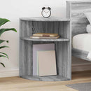 vidaXL Végasztal Szürke Sonoma 39,7 x 39,7 x 60 cm Faanyag