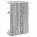 vidaXL Végasztal Szürke Sonoma 39,7 x 39,7 x 60 cm Faanyag
