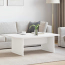 vidaXL Dohányzóasztal Fehér 93 x 53 x 33 cm Faanyag