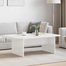 vidaXL Dohányzóasztal Fehér 93 x 53 x 33 cm Faanyag