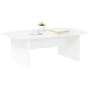 vidaXL Dohányzóasztal Fehér 93 x 53 x 33 cm Faanyag