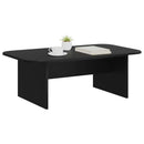 vidaXL Dohányzóasztal Fekete 93 x 53 x 33 cm Faanyag