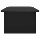 vidaXL Dohányzóasztal Fekete 93 x 53 x 33 cm Faanyag