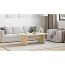 vidaXL Dohányzóasztal Sonoma tölgy 93 x 53 x 33 cm Faanyag
