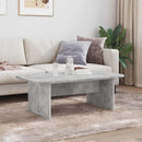 vidaXL Dohányzóasztal Beton Szürke 93 x 53 x 33 cm Szerelt Fa