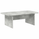 vidaXL Dohányzóasztal Beton Szürke 93 x 53 x 33 cm Szerelt Fa