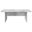vidaXL Dohányzóasztal Beton Szürke 93 x 53 x 33 cm Szerelt Fa