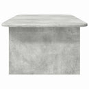 vidaXL Dohányzóasztal Beton Szürke 93 x 53 x 33 cm Szerelt Fa