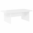 vidaXL Dohányzóasztal Magas Fényű Fehér 93 x 53 x 33 cm Faanyag